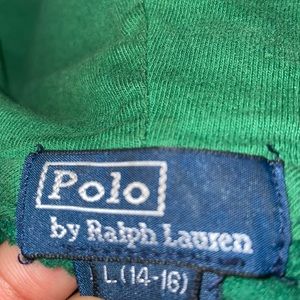 green polo jacket